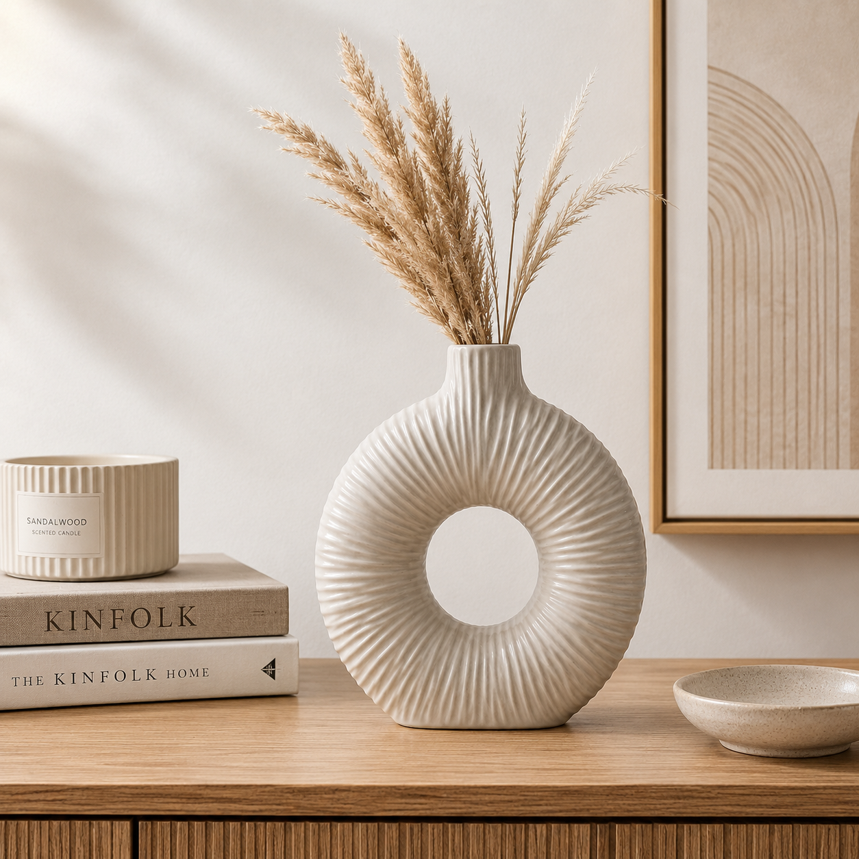 Ashen Halo Vase