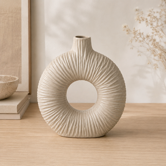 Ashen Halo Vase