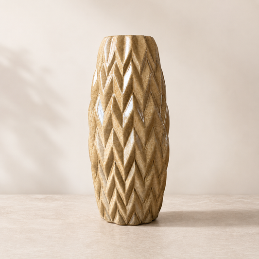 Dune Song Chevron Vase